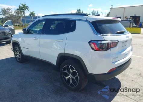2024 Jeep Compass Latitude 4X4 from USA, damaged, VIN 3C4NJDBNXRT604481